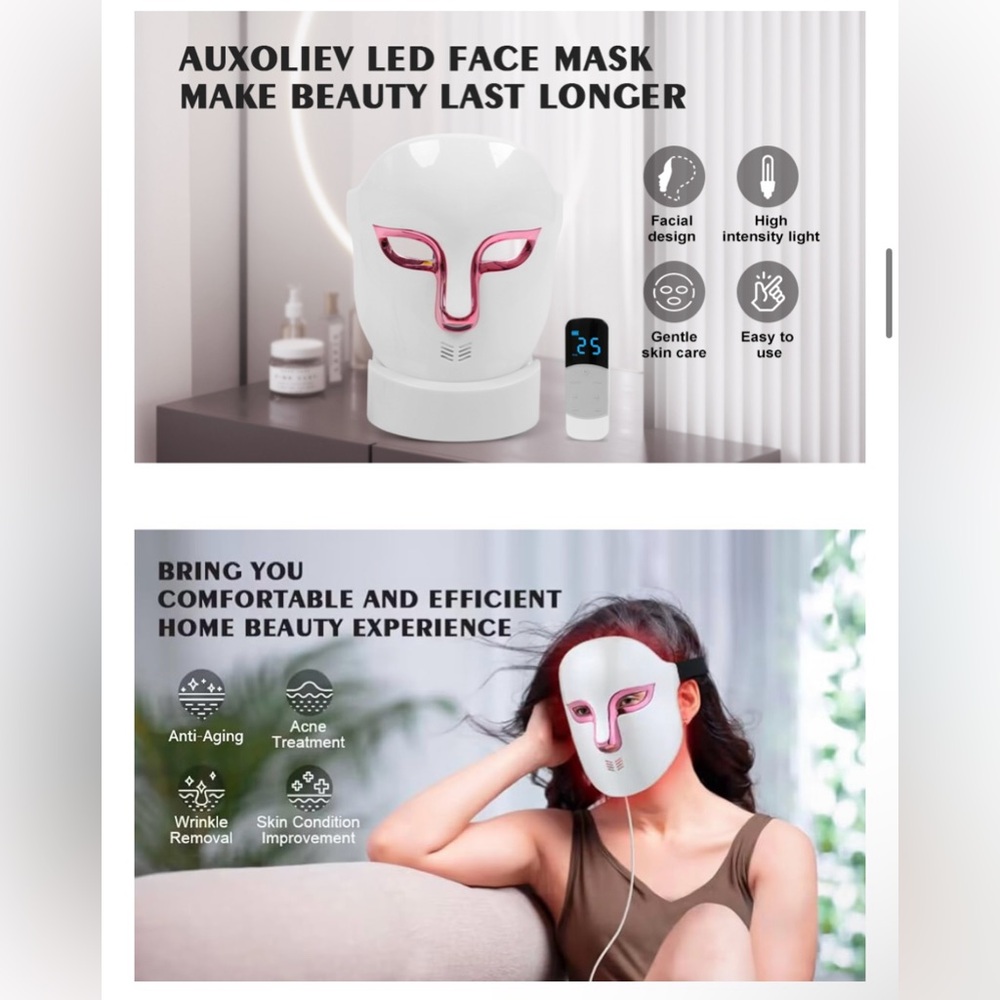 Red Light Mask